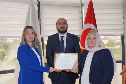 Çarşamba Ticaret Borsası Başkanı Selim Yılmaz mazbatasını aldı
