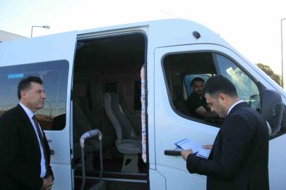 Cizre’de okul servislerine sıkı denetim
