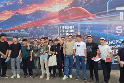 Cizreli öğrenciler TEKNOFEST coşkusunu yerinde yaşadı