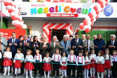 Çorum Belediyesinin çocuk gündüz bakım evi törenle açıldı