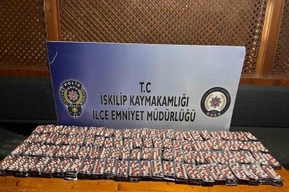 Çorum’da 5 bin 500 uyuşturucu hap ele geçirildi: 2 gözaltı