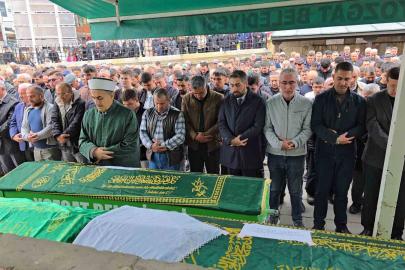 Çorum’daki kazada hayatını kaybeden anne ve 2 evladı toprağa verildi