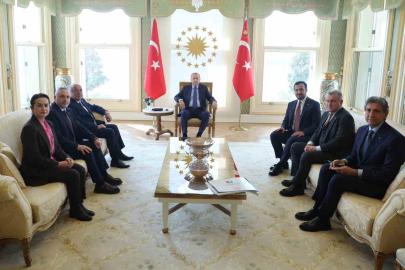Cumhurbaşkanı Erdoğan, Şile Belediye Başkan Vekili Terzi’yi kabul etti.