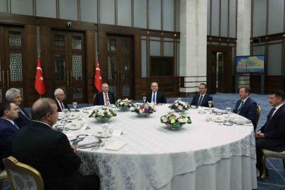 Cumhurbaşkanı Erdoğan, yüksek mahkeme başkanlarıyla bir araya geldi