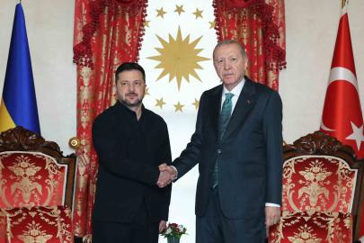 Cumhurbaşkanı Erdoğan, Zelenskiy ile Dolmabahçe’de bir araya geldi
