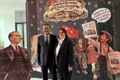 Cumhuriyetin 103. yılına özel hazırlanan hatıra köşesine yoğun ilgi