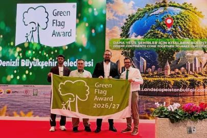 Denizli Büyükşehir "Green Flag Award" rekoruyla Türkiye’nin zirvesinde