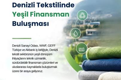 Denizli tekstilinde yeşil finansman buluşması