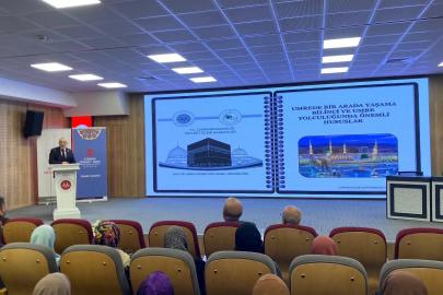 Denizli’de 186 umre yolcusu için bilgilendirme semineri düzenlendi