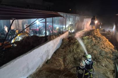 Denizli’de besihanede çıkan yangın söndürüldü
