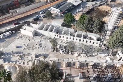 Depremin yıktığı Antakya Ulu Camii’de restorasyon çalışmaları sürüyor
