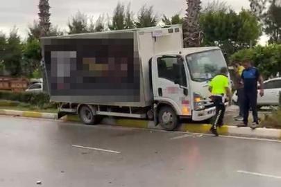 Direksiyon başında fenalaşan sürücü refüje çıktı