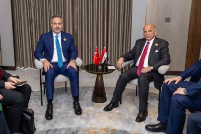 Dışişleri Bakanı Fidan, Iraklı mevkidaşı Hüseyin ile görüştü