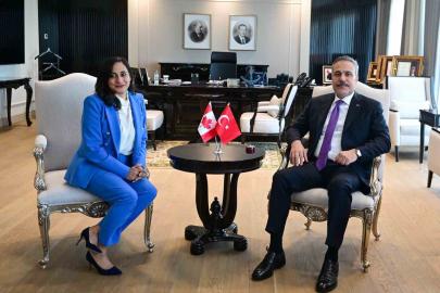 Dışişleri Bakanı Fidan, Kanadalı mevkidaşı Anand ile görüştü