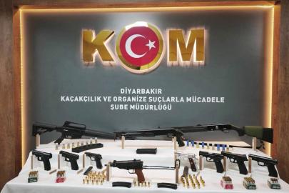 Diyarbakır’da silah kaçakçılığı operasyonu: 13 kişi yakalandı