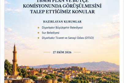 Diyarbakır’dan bütçe maratonuna yatırım dosyası: 40 sayfalık raporda 8 bakanlık ve kurumdan ortak talep