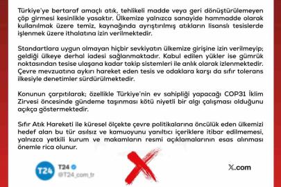 DMM: "’Avrupa çöpünü Türkiye’ye döküyor’ yönündeki paylaşımlar manipülasyon içermektedir"