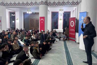 Doğanşehir’de cami-aile buluşması programı düzenlendi