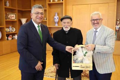 DPÜ Rektörü Kızıltoprak, Kütahya Müftüsü Hasan İzmirli’yi ağırladı