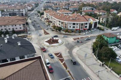 Düzce şehir merkezinde trafik akışına düzen geldi