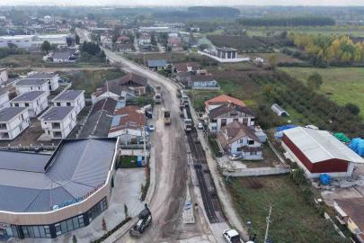 Düzce’de 600 metrelik yol trafiğe kapatıldı