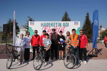 Düzce’de 7’den 70’e herkes pedal çevirdi