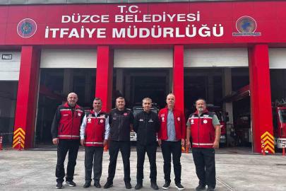 Düzce’de afetlere karşı güçlü iş birliği