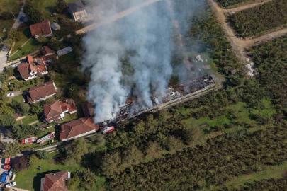 Düzce’de fabrikada yangın çıktı