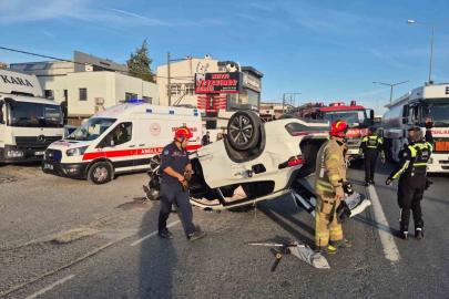 E-5 kara yolunda zincirleme kaza: 2 yaralı