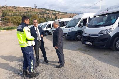 Efeler’de öğrencilerin güvenliği için servisler denetlendi