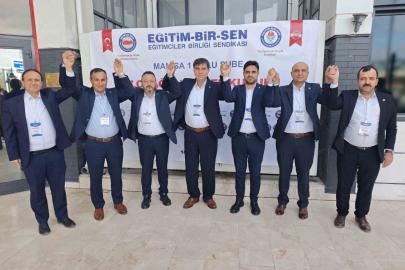 Eğitim-Bir-Sen Manisa’da Ahmet Yasav güven tazeledi