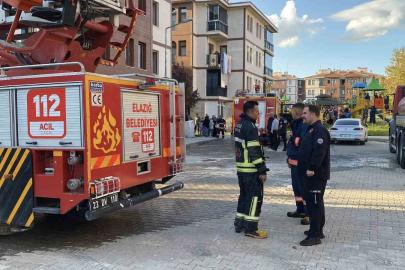 Elazığ’da ev yangını