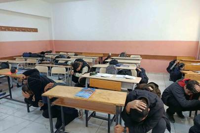 Elazığ’da öğrencilere afet farkındalık eğitimi