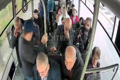 Epilepsi hastası yolcuya şoförlerden hızlı müdahale