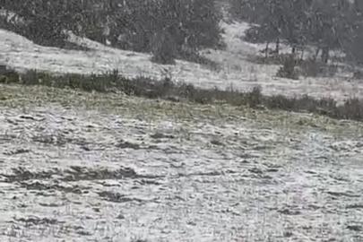 Eskişehir Alpu ilçesinde kar yağışı etkili oldu