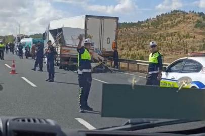 Eskişehir-Ankara karayolunda kaza: 1 ölü, 1 yaralı