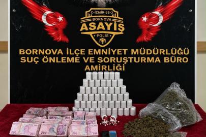Evden binlerce uyuşturucu hap ile esrar ele geçirildi