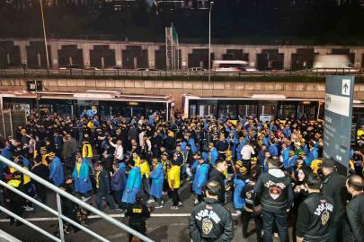 Fenerbahçe taraftarları, RAMS Park’a geldi