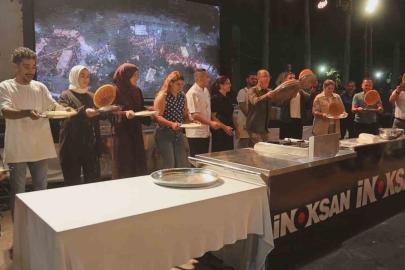Gastronomi festivalinde künefe şovu