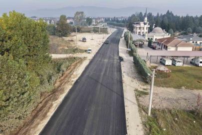 Gazhane Caddesi iki günde asfaltlandı