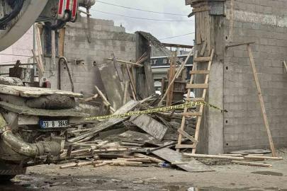Gaziantep’te beton dökümü sırasında ahşap kalıp çöktü: 3 yaralı