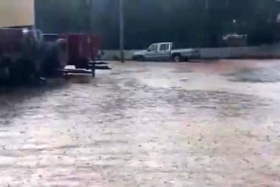 Gaziantep’te etkili olan dolu ve sağanak hayatı olumsuz etkiledi