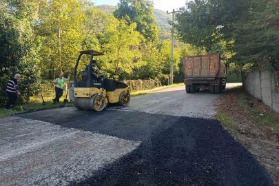Gökçedere ve Taşlık köylerinde asfalt çalışmaları tamamlandı