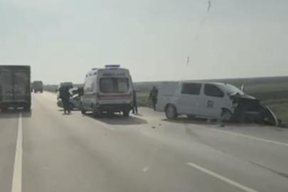 Gönen-Bandırma yolunda trafik kazasında 3 kişi yaralandı