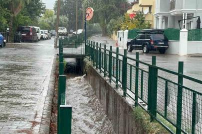 Güney Ege’de beklenen yağış başladı