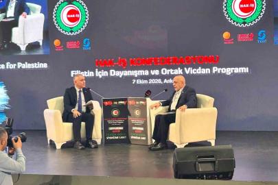 HAK-İŞ Genel Başkanı Arslan: "Sumud, dünyanın sessiz kaldığı bir dönemde Filistin davasına sahip çıkan kahraman bir kuruluştur"