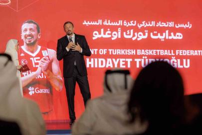 Hidayet Türkoğlu, FIBA 2027 Dünya Kupası geri sayım törenine katıldı