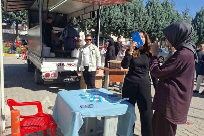 Hisarcık İlçe Hastanesinde anne ve bebek sağlığı için bilgilendirme standı