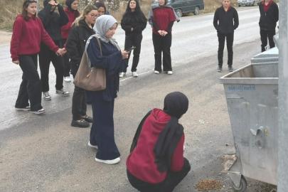 Hisarcık’ta öğrencilerden sokak hayvanlarına anlamlı destek