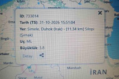 Irak’taki deprem Şırnak’ta da hissedildi